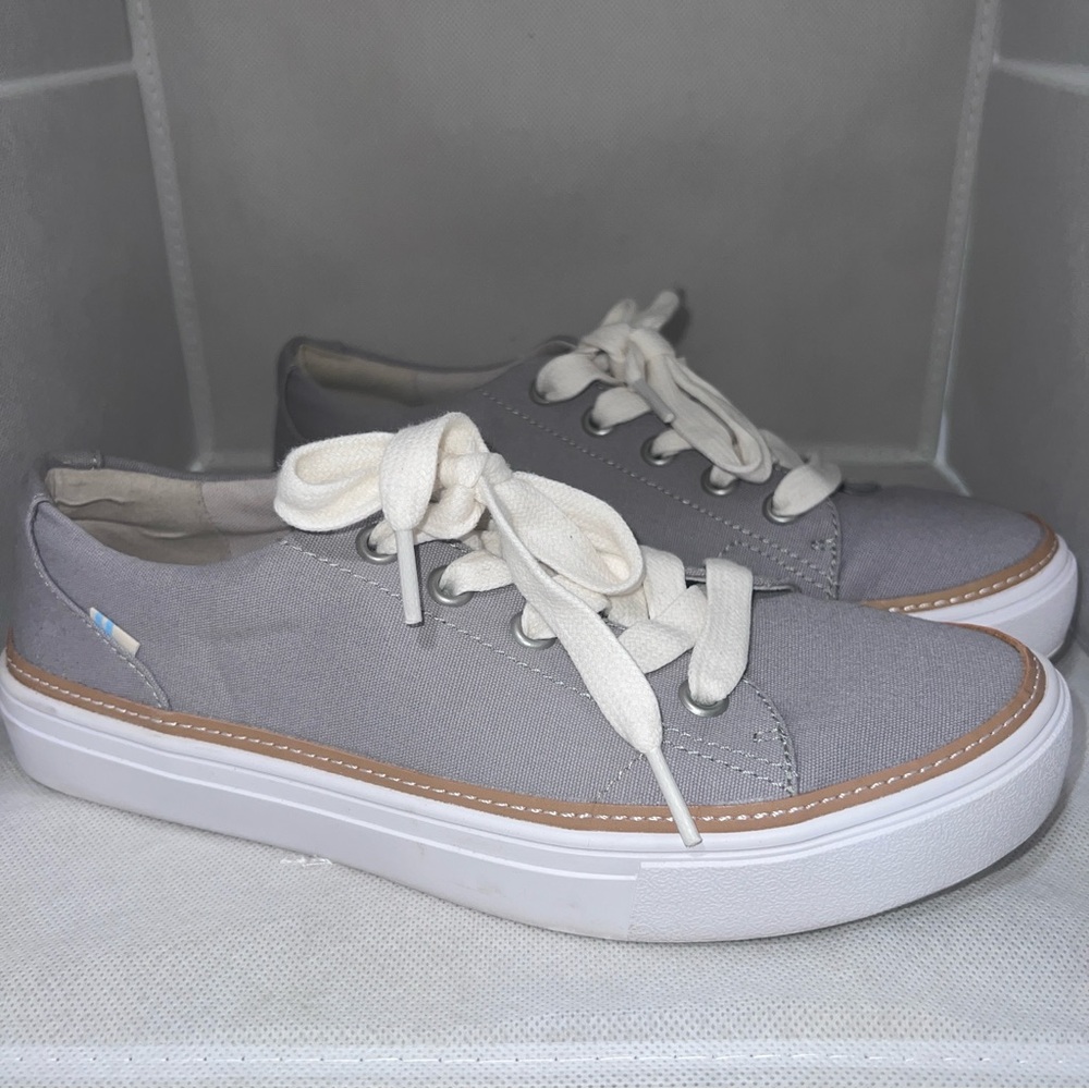 TOMS Gray Canvas Alex Sneaker